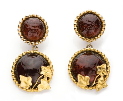 Lot 274 - Dominique Aurientis Earrings France, 1990s...