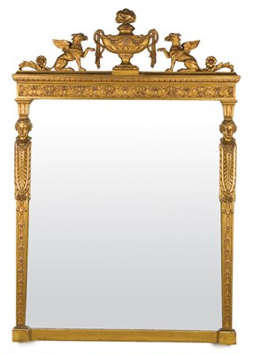 Lot 4339 - Neoclassical Style Gold Painted Wood...