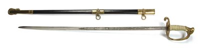 Lot 2262 - Naval Officer's Sword Manufactured by Ames...