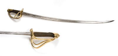 Lot 2265 - Heavy Cavalry Saber Model 1849, the leather...