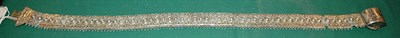 Lot 4324 - Russian Niello Silver and Leather Belt...