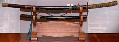 Lot 3383 - Two Japanese Swords Comprising a Katana and a...