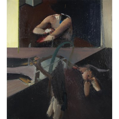 Lot 81 - Ivan Kustura Croatian, b. 1951 Interior with...
