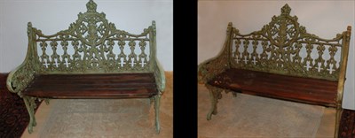 Lot 112 - Pair of Victorian Style Patinated-Metal and...