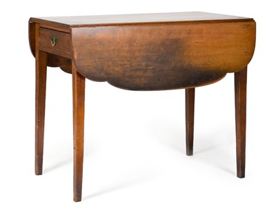 Lot 3460 - George III Style Fruitwood Drop-Leaf Table...