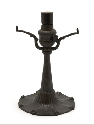 Lot 445 - Tiffany Studios Bronze Desk Lamp Base The...