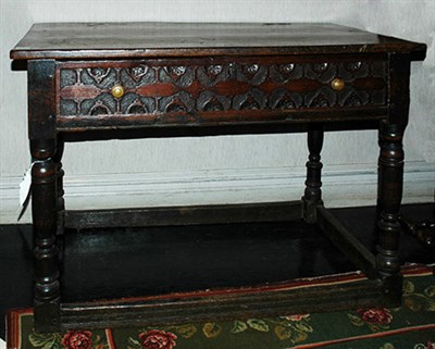 Lot 63 - Continental Baroque Oak Work Table The...