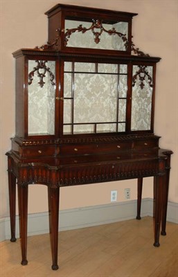 Lot 572 - George III Style Mahogany Vitrine Cabinet...
