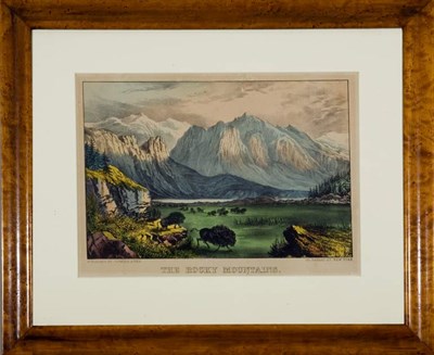 Lot 2101 - Currier & Ives, publishers THE ROCKY MOUNTAINS...