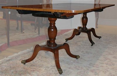 Lot 580 - George III Style Banded Mahogany...
