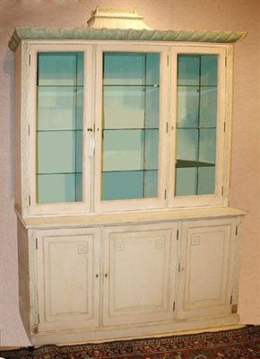 Lot 3363 - Cream Painted Breakfront Height 7 feet 3...