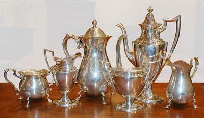 Lot 426 - Two American Sterling Silver Three-Piece...