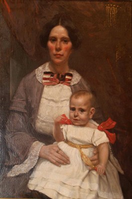Lot 2022 - American School 19th Century Portrait of a...