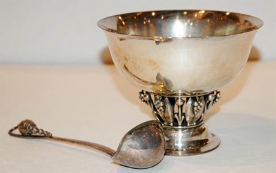 Lot 4302A - Two Georg Jensen & Wendel Sterling Silver...