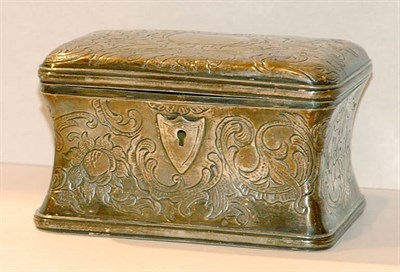 Lot 422 - Continental Silver Box Approximately 10 ounces.