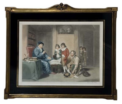 Lot 119 - Sydney E. Wilson THE RAMPS Color mezzotint,...