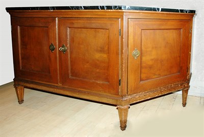 Lot 248 - French Provincial Style Marble Top Fruitwood...