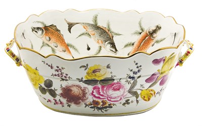 Lot 1358 - Meissen Gilt and Polychrome Decorated...