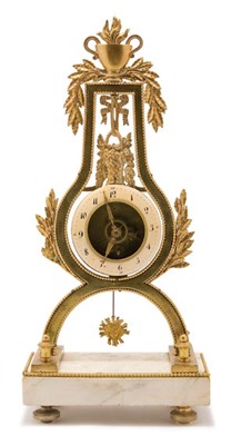Lot 1412 - Louis XVI Style Gilt-Metal and Marble Mantel...