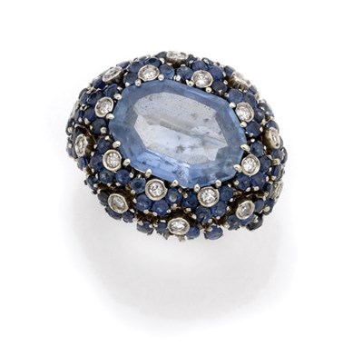 Lot 201 - Sapphire and Diamond Ring