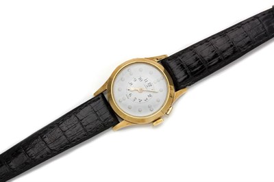 Lot 301 - Gold Braille Wristwatch, Lorenz