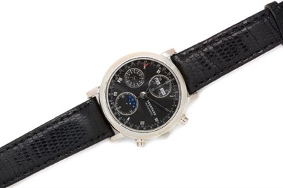 Lot 94 - Gentleman's White Gold Calendar Chronograph Wristwatch, Tourneau