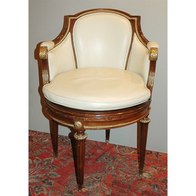 Lot 1373 - Louis XVI Style Gilt-Metal Mounted Mahogany...