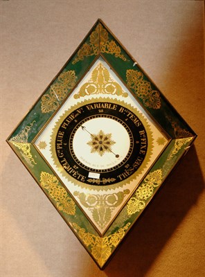 Lot 396 - Charles X Style Eglomise Lozenge-Form...