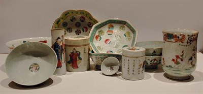 Lot 156 - Group of Chinese Export Porcelain Decorations...