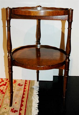 Lot 173 - Regency Style Mahogany Two-Tier Circular Side...