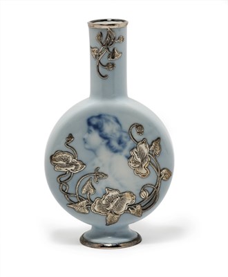 Lot 1478 - Rosenthal Art Nouveau Silver Overlay Porcelain...