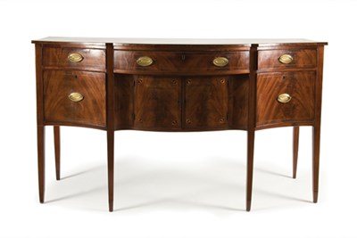 Lot 2327 - Federal Inlaid Mahogany Sideboard New York,...