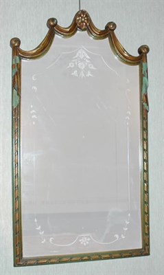 Lot 196 - Neoclassical Style Parcel Gilt and Green...