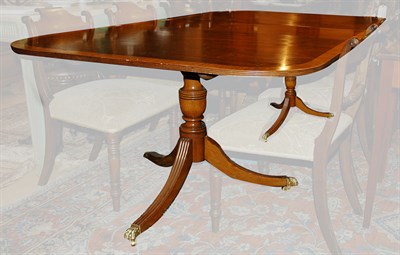 Lot 181 - Regency Style Mahogany and Satinwood Banded...