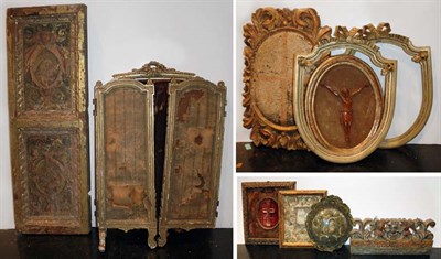 Lot 208 - Group of Ecclesiastical Decorations Some 19th...