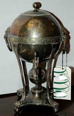 Lot 254 - George III Sheffield Silver Plated Hot Water...