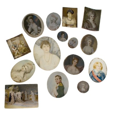 Lot 1403 - Miscellaneous Group of Unframed Portrait...