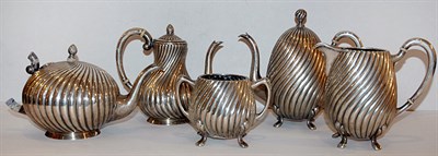 Lot 3287A - Austrian Silver Tea and Coffee Service...