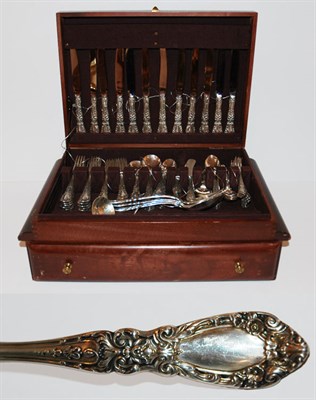 Lot 1174 - Alvin Sterling Silver Flatware Service In the...