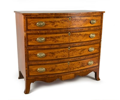Lot 2324 - Federal Flame Birch, Maple and Mahogany...