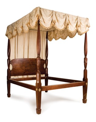 Lot 2247 - Federal Mahogany Tester Bed New York, circa...
