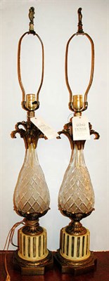 Lot 454 - Pair of Neoclassical Style Patinated-Metal and...