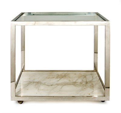 Lot 1171 - BRUEON Two-Tier Tea Cart, late 20th century...