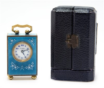 Lot 1231 - Swiss Art Deco Guilloche Enameled Silver...