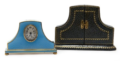 Lot 1233 - Art Deco Guilloche Enameled Silver Miniature...