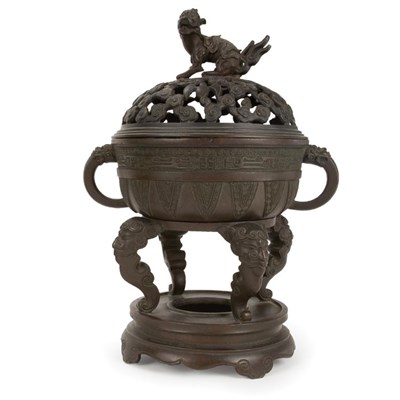 Lot 83 - Chinese Bronze Censer Early 20th century Of...