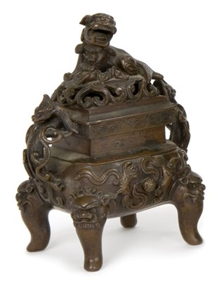 Lot 147 - Chinese Bronze Miniature Censer 19th Century...