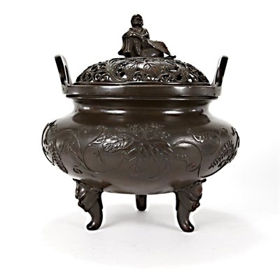 Lot 37 - Japanese Bronze Censer Late 19th century Of...