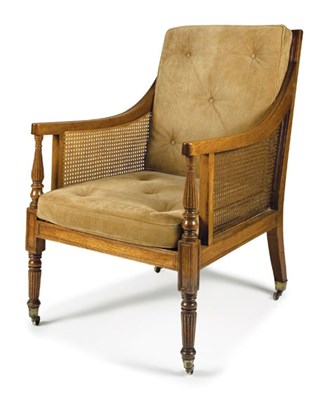 Lot 374 - Regency Mahogany Reading Chair In the manner...