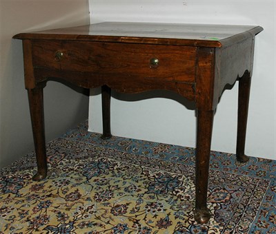 Lot 95 - Provincial George I Walnut Work Table 18th...